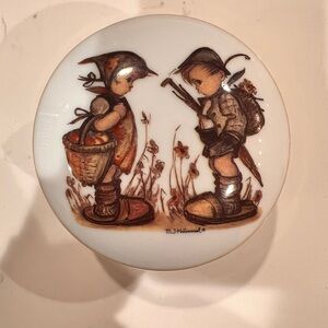M.J. Hummel Vintage Porcelain Trinket Box